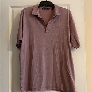 Travis Mathew Mauve Polo Shirt